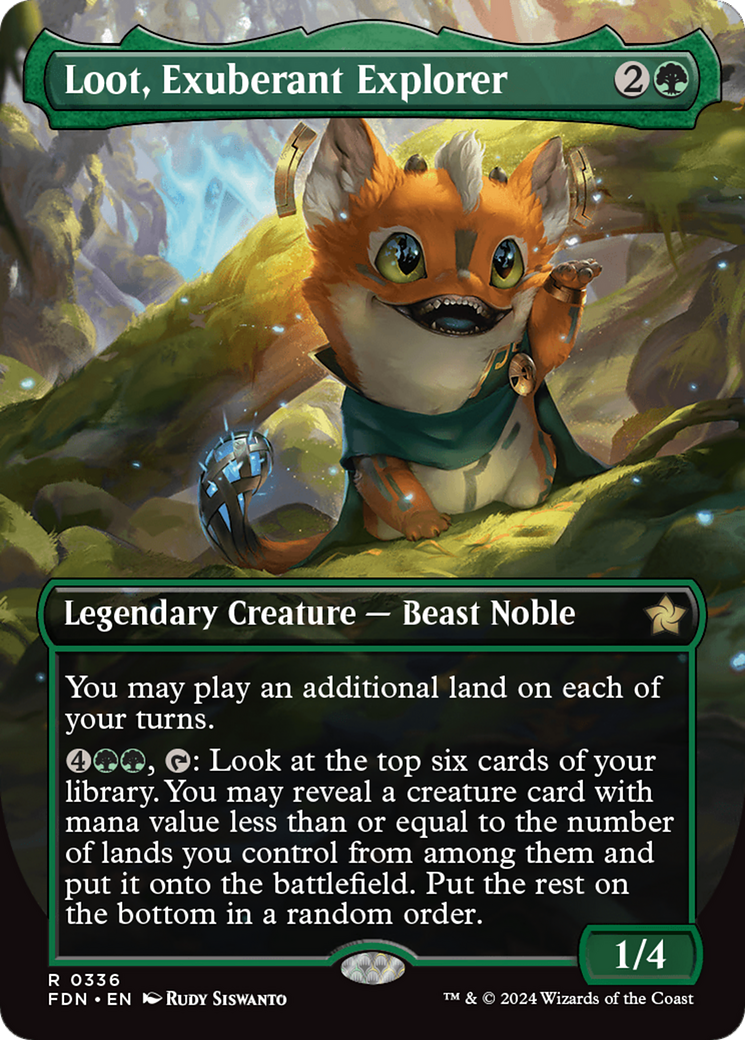 Loot, Exuberant Explorer (Borderless) (FDN-336)  Foil - Foundations