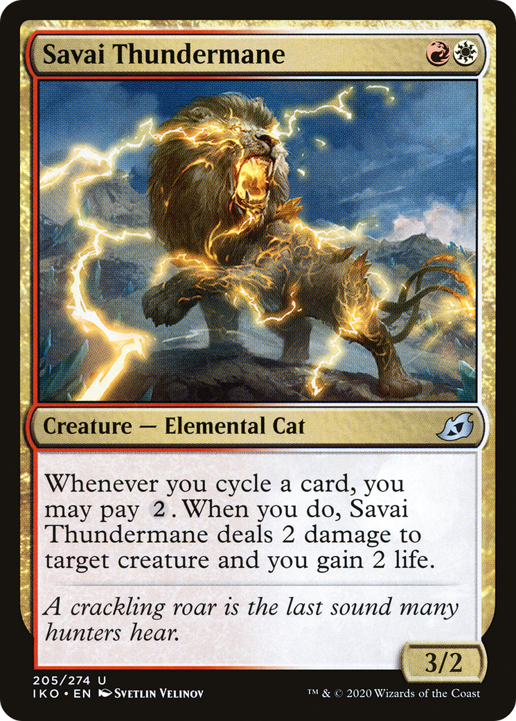 Savai Thundermane (IKO-205)  Foil - Ikoria: Lair of Behemoths