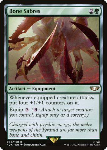 Bone Sabres (40K-088)  - Warhammer 40,000 Commander