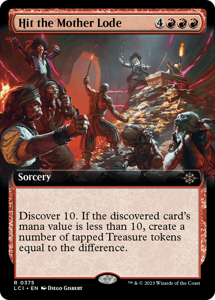Hit the Mother Lode (Extended Art) (LCI-375)  - The Lost Caverns of Ixalan: (Extended Art)