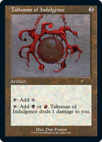 Talisman of Indulgence (Retro Frame) (SLD-1054)  - Secret Lair Drop