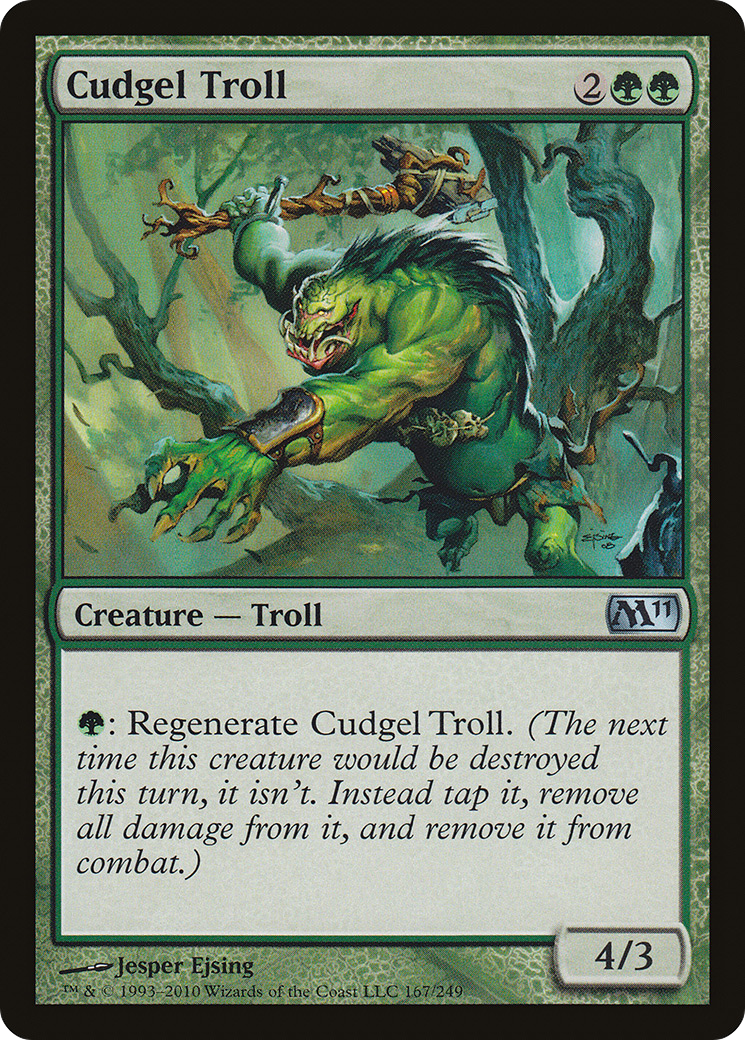 Cudgel Troll (M11-167)  Foil - Magic 2011