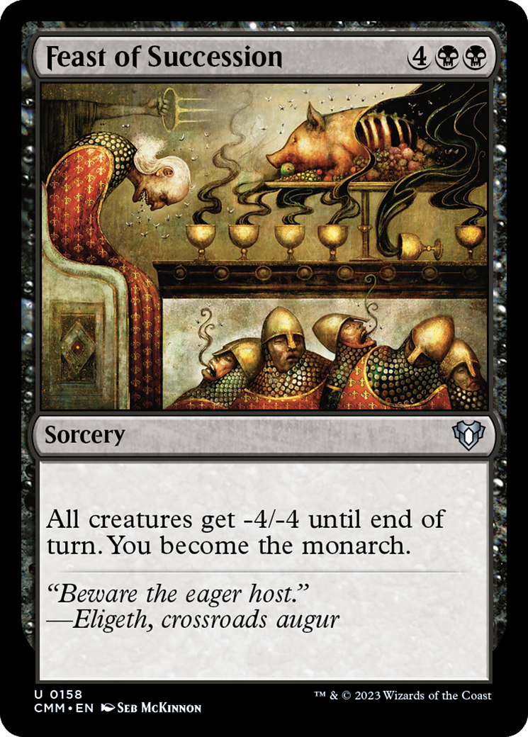 Feast of Succession (CMM-158)  - Commander Masters