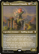 Mazzy, Truesword Paladin (CLB-541)  Etched Foil - Commander Legends: Battle for Baldur's Gate