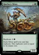 Hatchery Sliver (Extended Art) (CMM-771)  Foil - Commander Masters: (Extended Art)