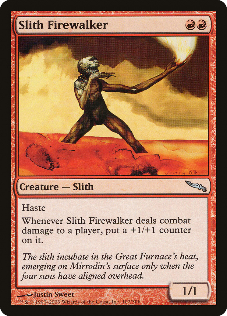 Slith Firewalker (MRD-107)  Foil - Mirrodin