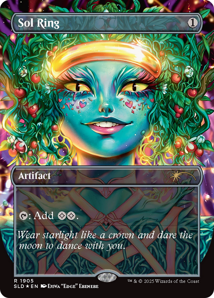 Sol Ring (1905) (Double Rainbow Foil) (SLD-1905)  Foil - Secret Lair Drop (Borderless)