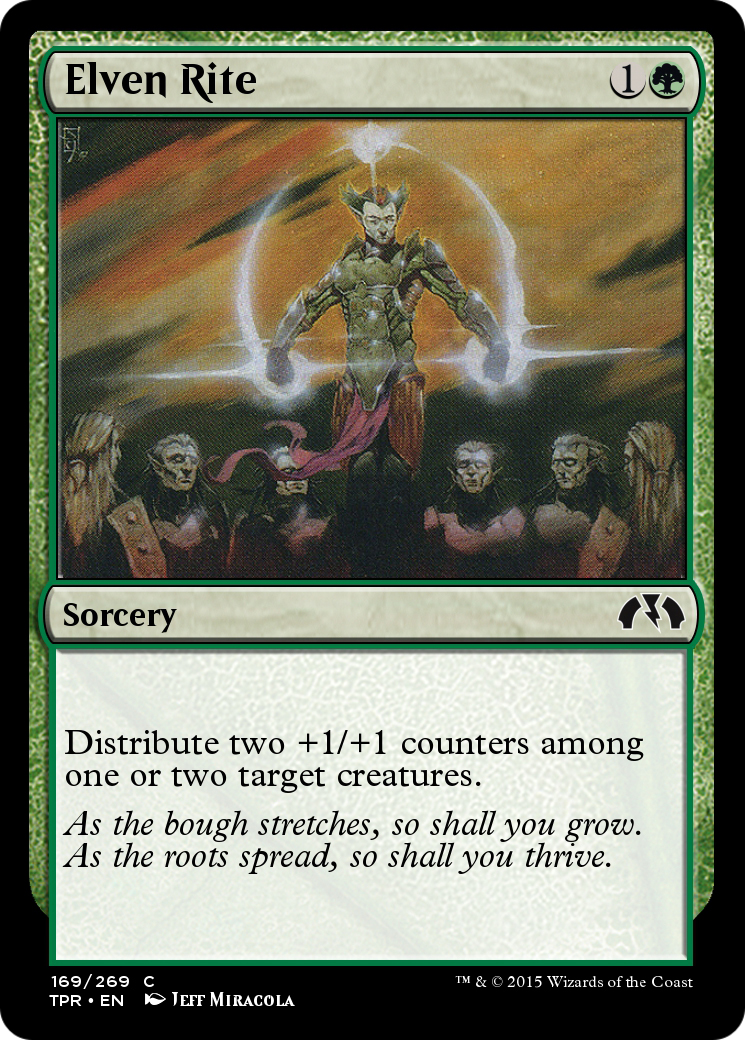 Elven Rite (TPR-169)  Foil - Tempest Remastered