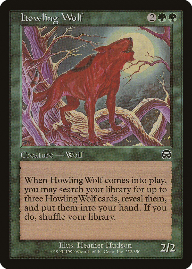 Howling Wolf (MMQ-252)  - Mercadian Masques