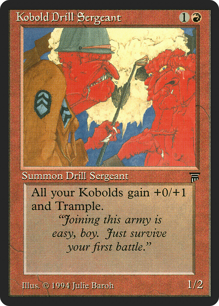 Kobold Drill Sergeant (LEG-) - Legends