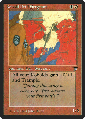 Kobold Drill Sergeant (LEG-) - Legends