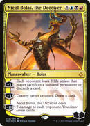 Nicol Bolas, the Deceiver (HOU-205)  Foil - Hour of Devastation