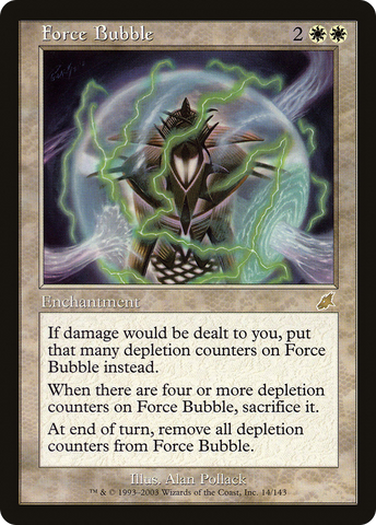 Force Bubble (SCG-014) - Scourge Foil