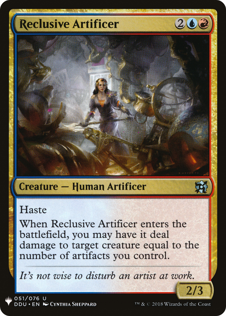 Reclusive Artificer (LIST-051)  - The List
