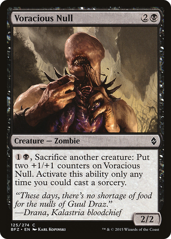 Voracious Null (BFZ-125)  - Battle for Zendikar