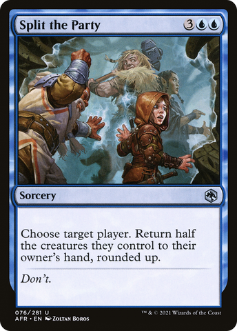 Split the Party (AFR-076)  Foil - Adventures in the Forgotten Realms