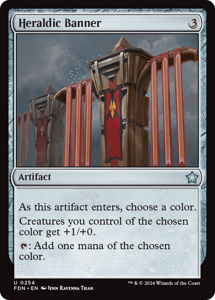 Heraldic Banner (FDN-254)  Foil - Foundations