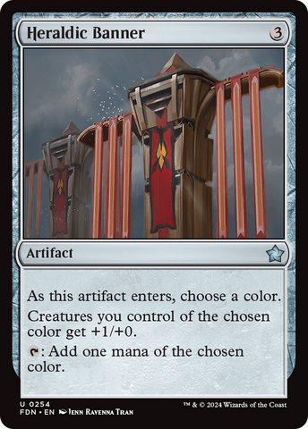Heraldic Banner (FDN-254)  - Foundations