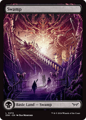 Swamp (274) - Full Art (DSK-274)  Foil - Duskmourn: House of Horror