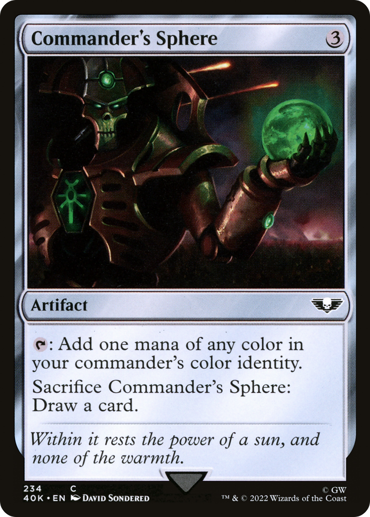 Commander's Sphere (234) (40K-234)  - Warhammer 40,000 Commander