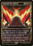 Unleash the Inferno (Showcase) (SNC-337)  Foil - Streets of New Capenna: (Showcase)