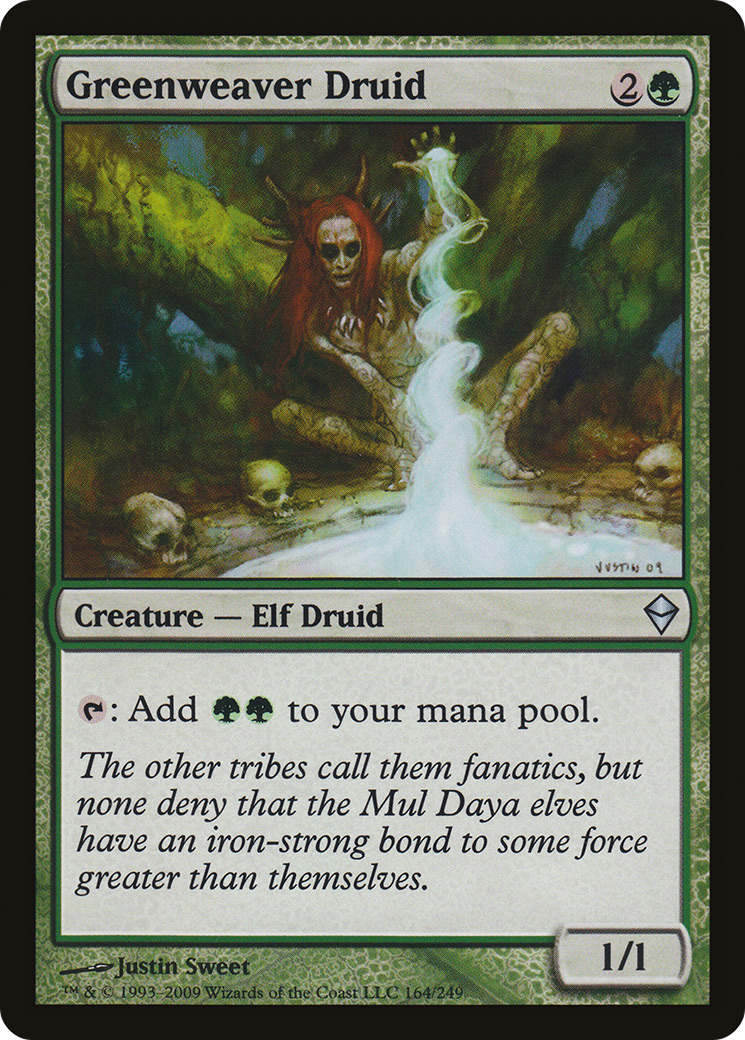 Greenweaver Druid (ZEN-164)  - Zendikar