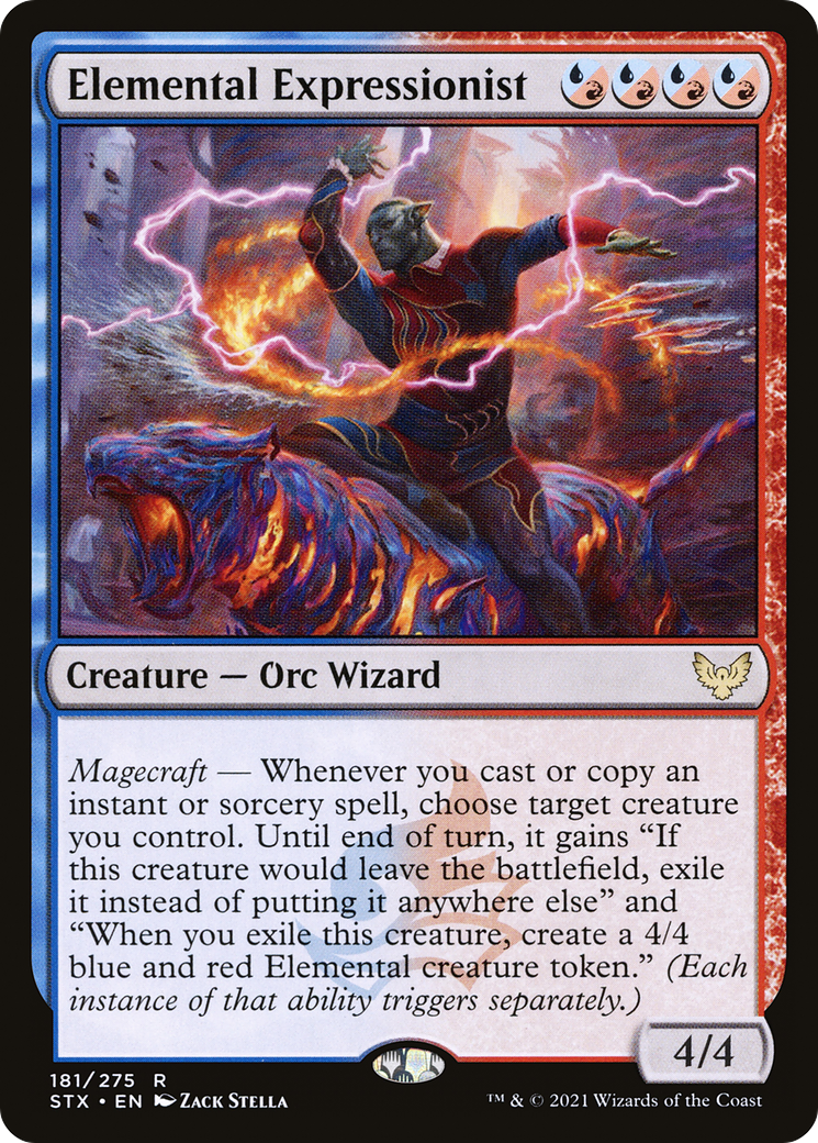 Elemental Expressionist (STX-181)  - Strixhaven: School of Mages