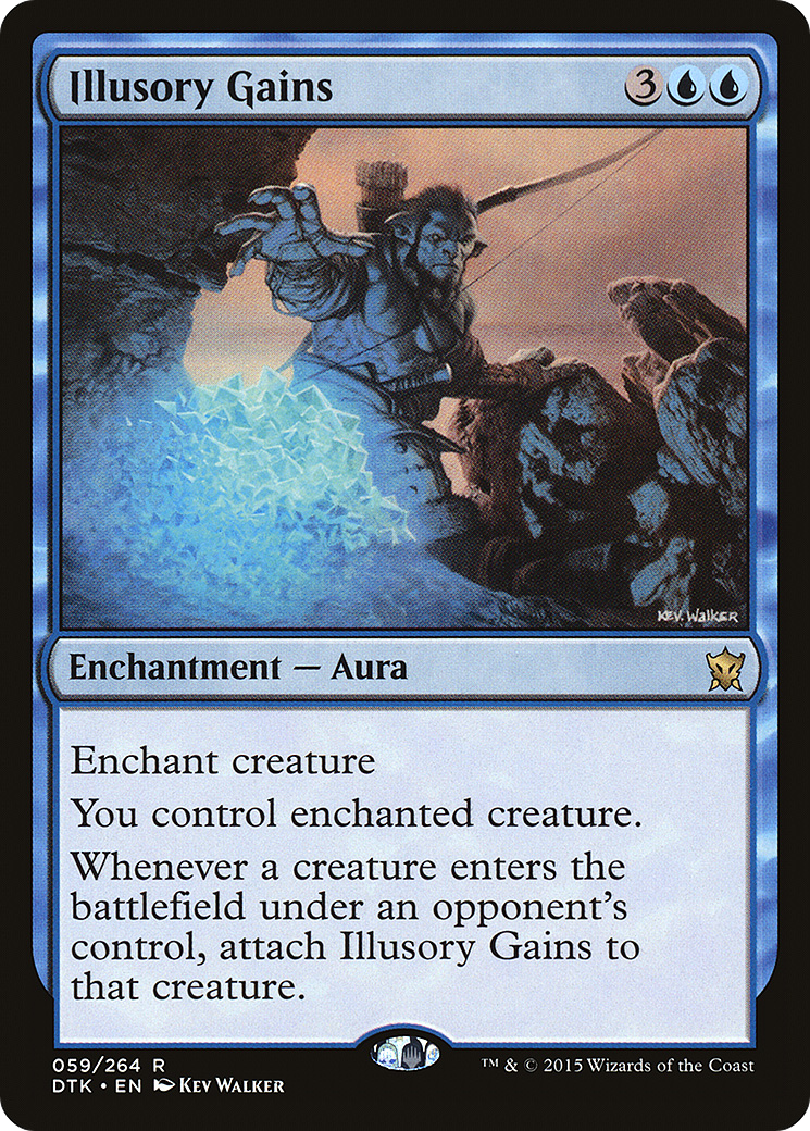 Illusory Gains (DTK-059)  - Dragons of Tarkir