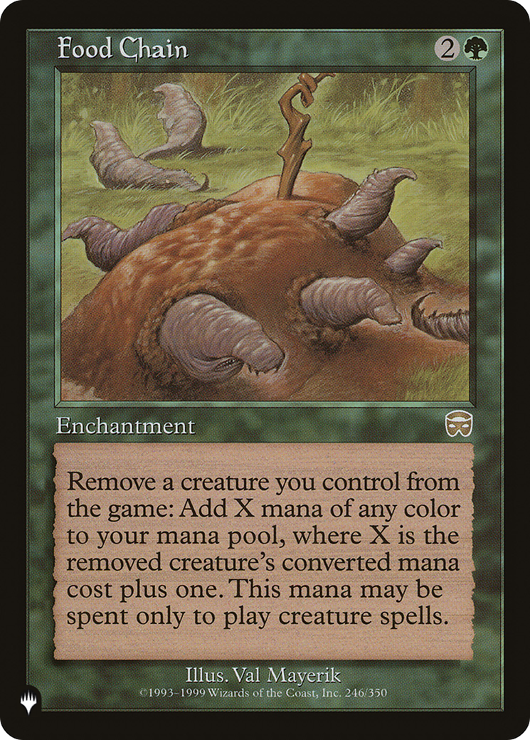 Food Chain (LIST-246/350)  - The List