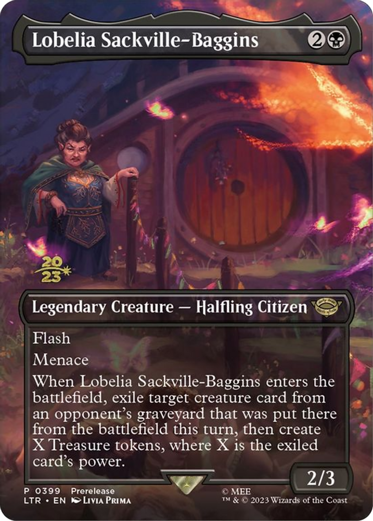 Lobelia Sackville-Baggins (0399) (PRE-399)  Foil - Tales of Middle-earth Promos (Borderless)
