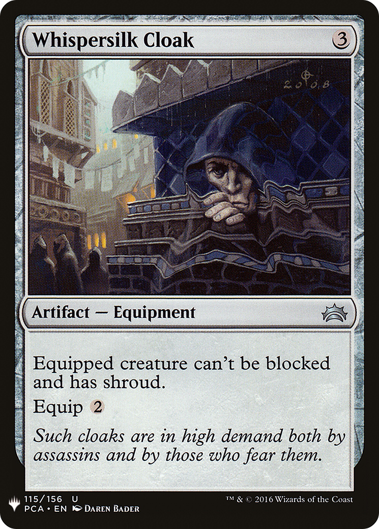 Whispersilk Cloak (PCA) (LIST-115)  - The List