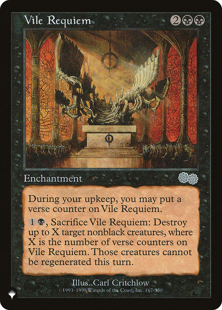 Vile Requiem (LIST-USG-167)  - The List