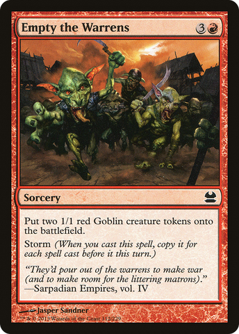 Empty the Warrens (MMA-112)  Foil - Modern Masters