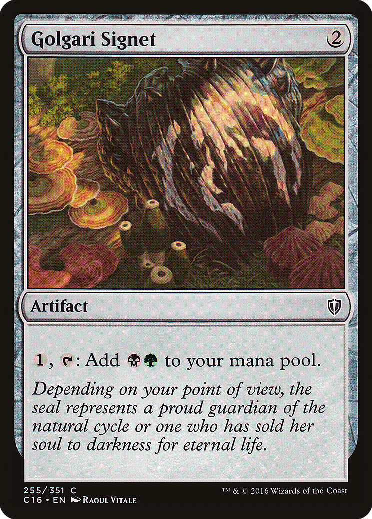 Golgari Signet (C16-255)  - Commander 2016