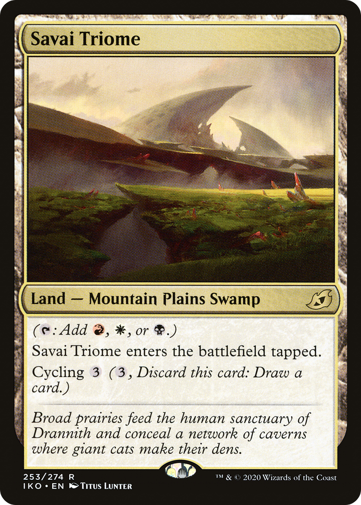 Savai Triome (IKO-253)  - Ikoria: Lair of Behemoths