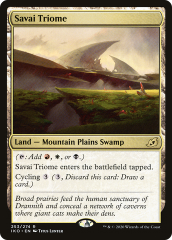 Savai Triome (IKO-253)  Foil - Ikoria: Lair of Behemoths