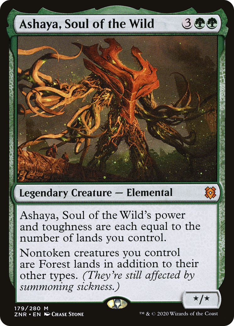 Ashaya, Soul of the Wild (ZNR-179)  Foil - Zendikar Rising