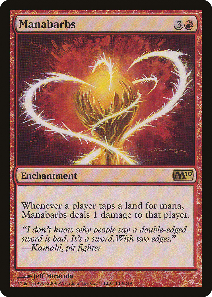 Manabarbs (M10-149)  Foil - Magic 2010