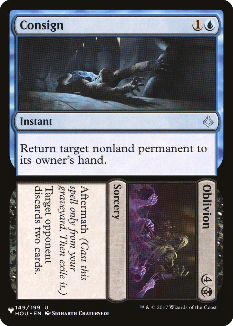 Consign // Oblivion (LIST-HOU-149)  - The List