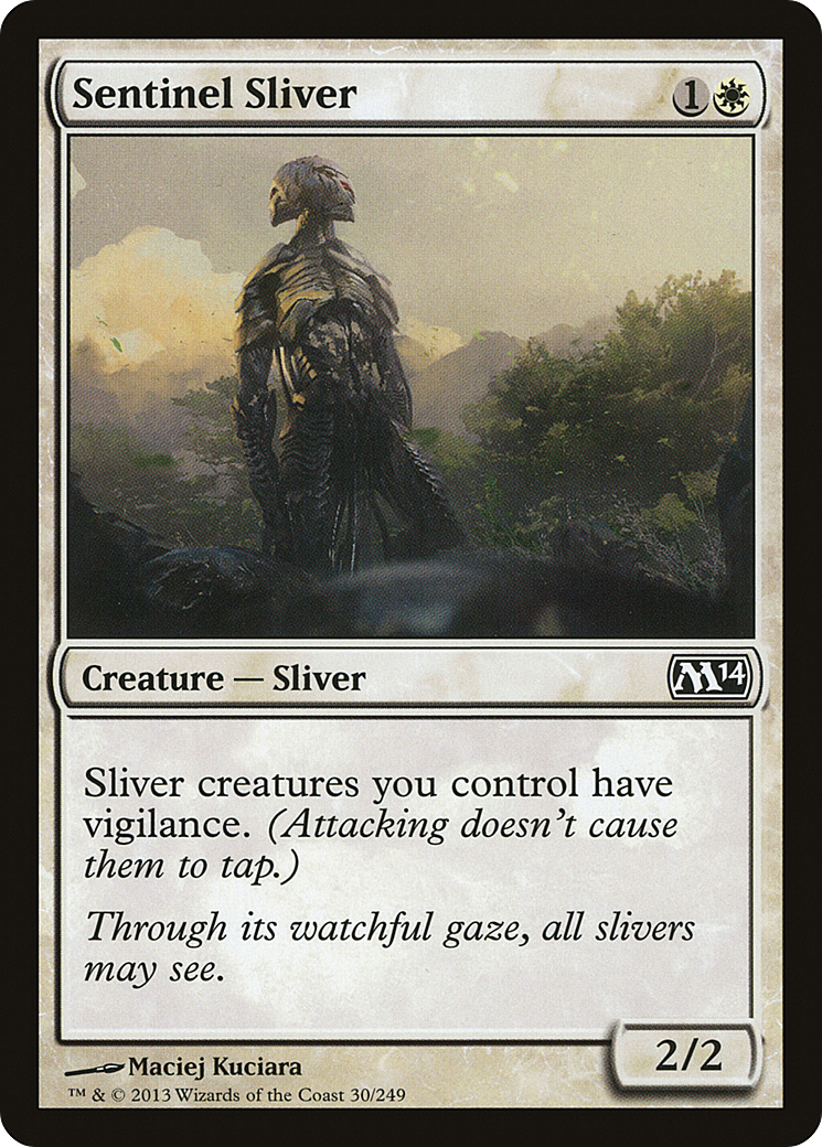 Sentinel Sliver (M14-030)  - Magic 2014