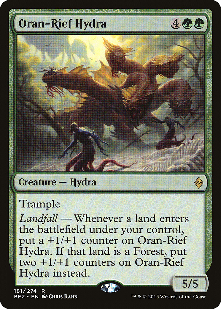 Oran-Rief Hydra (BFZ-181)  - Battle for Zendikar