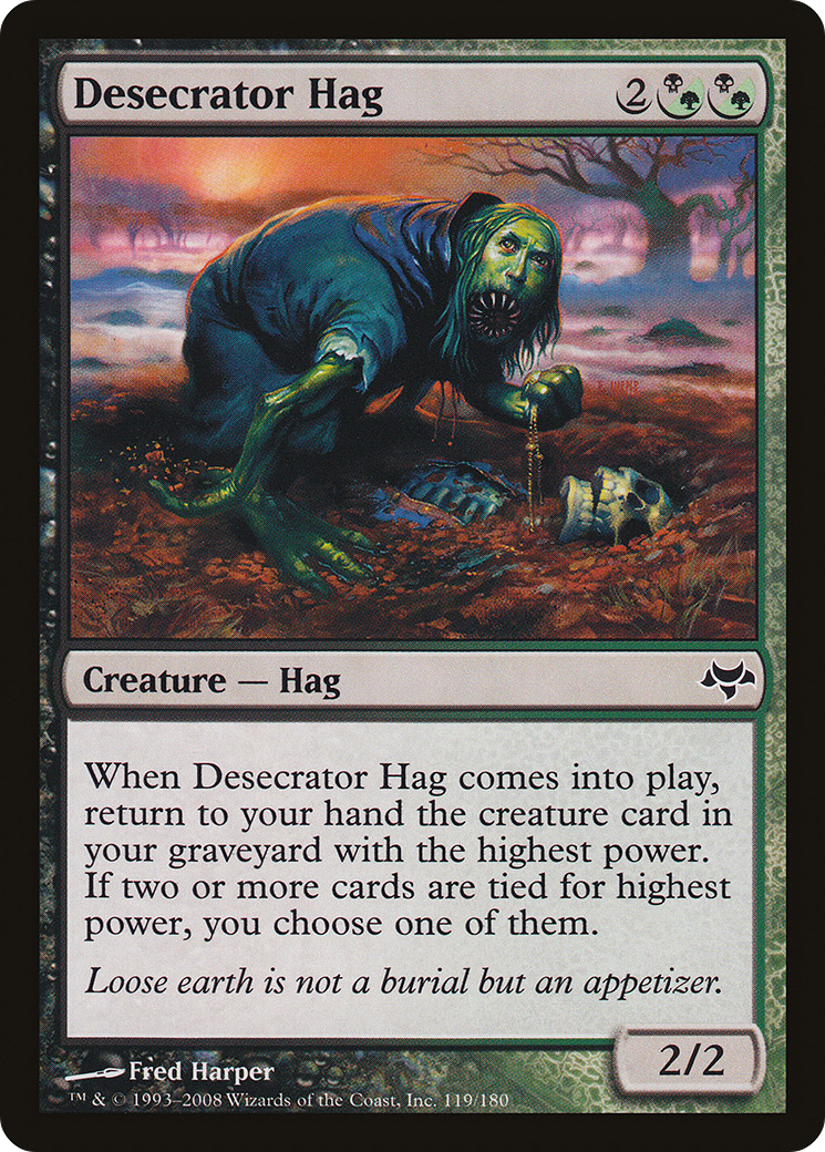 Desecrator Hag (EVE-119)  Foil - Eventide