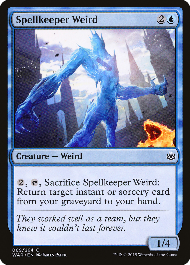 Spellkeeper Weird (WAR-069)  Foil - War of the Spark