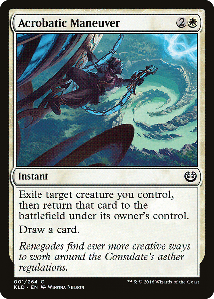Acrobatic Maneuver (KLD-001)  - Kaladesh