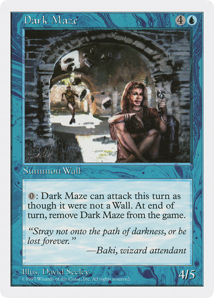 Dark Maze (5ED-080)  - Fifth Edition
