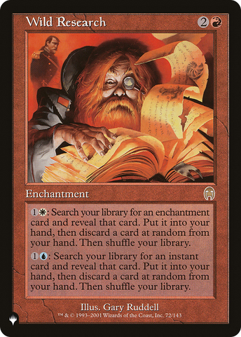 Wild Research (LIST-APC-72) - The List