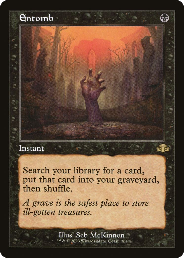 Entomb (Retro Frame) (DMR-304)  - Dominaria Remastered