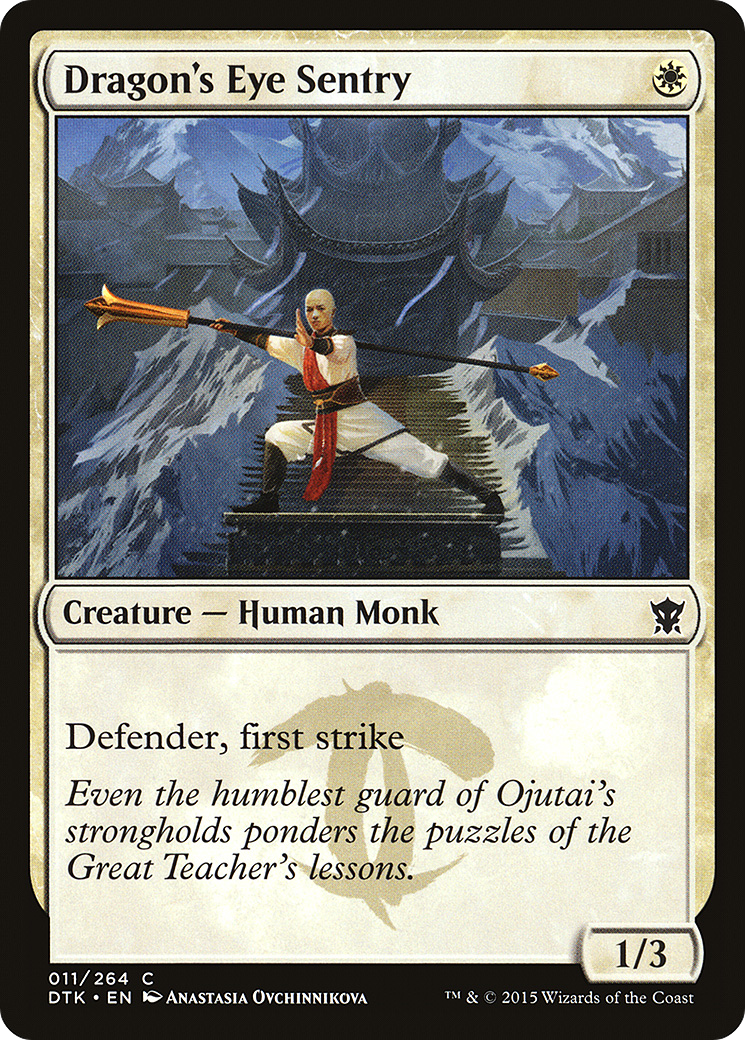 Dragon's Eye Sentry (DTK-011)  Foil - Dragons of Tarkir
