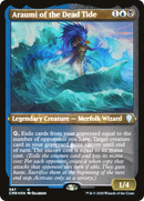 Araumi of the Dead Tide (Foil Etched) (CMR-587)  Foil - Commander Legends