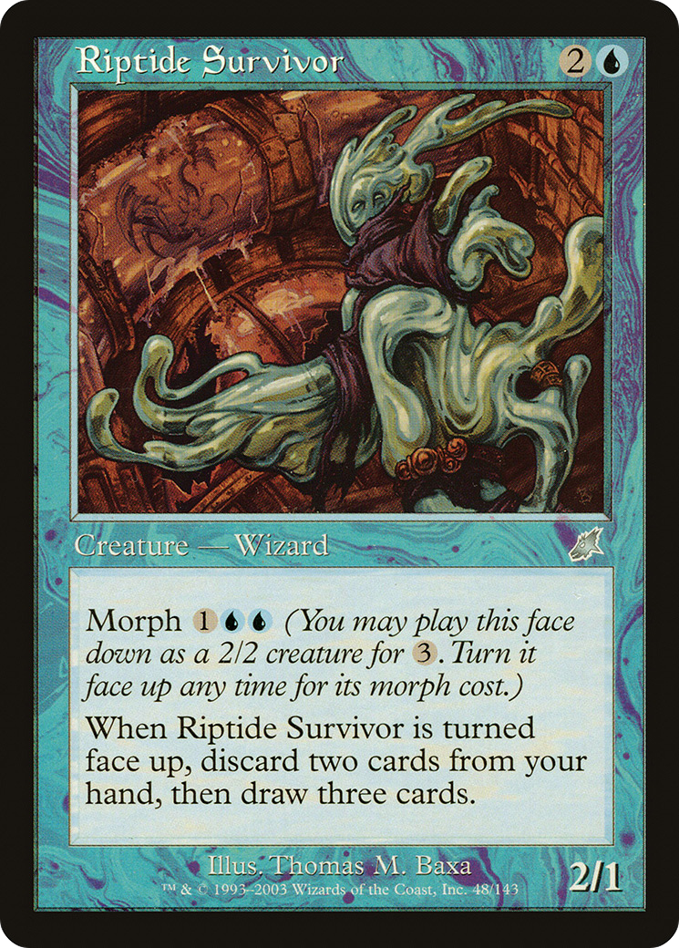 Riptide Survivor (SCG-048)  Foil - Scourge